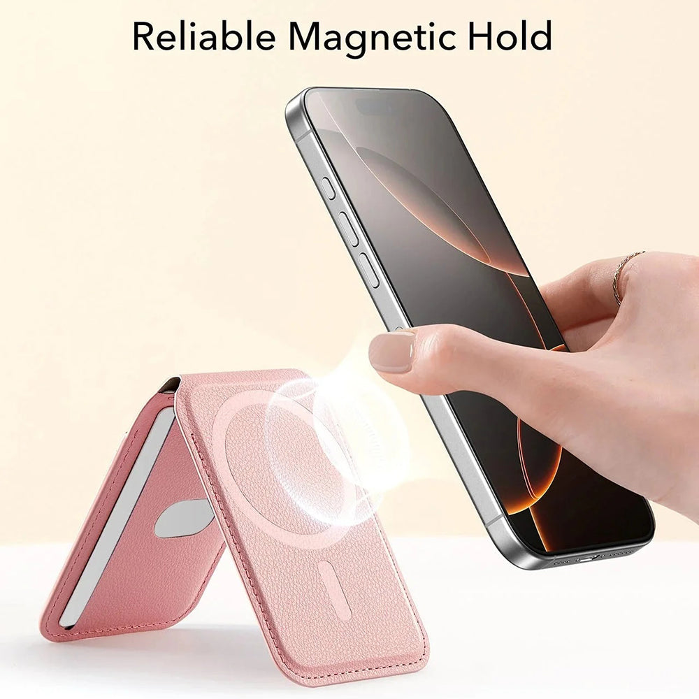 Portofel Magsafe, ESR, Stand, Roz