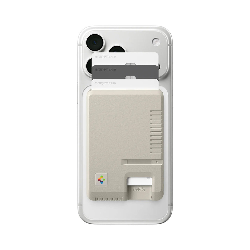 Portofel MagSafe, Spigen, Classic LS, Bej AFA10949