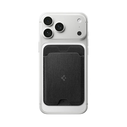 Portofel MagSafe, Spigen, MagFit Urban Fit, Negru AFA11335