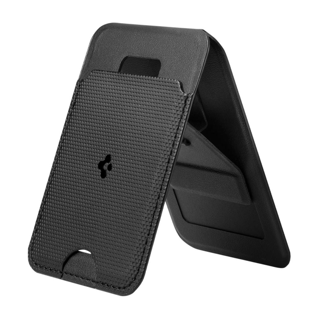 Portofel MagSafe, Spigen, Slim Fold S314-1, Negru