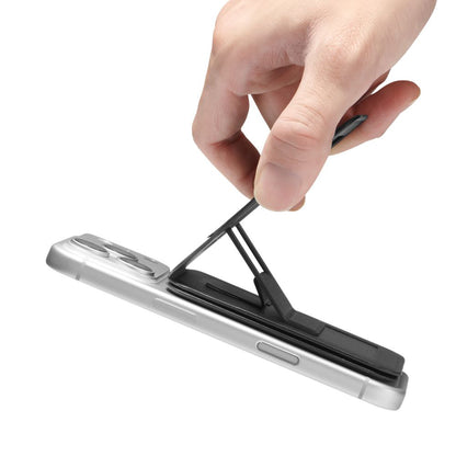 Portofel MagSafe, Spigen, Slim Fold Tripod S314-3, Negru