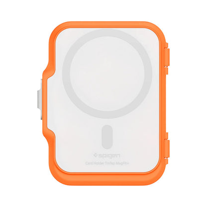 Portofel MagSafe, Spigen, TinTap MagFit+, Portocaliu AFA11380