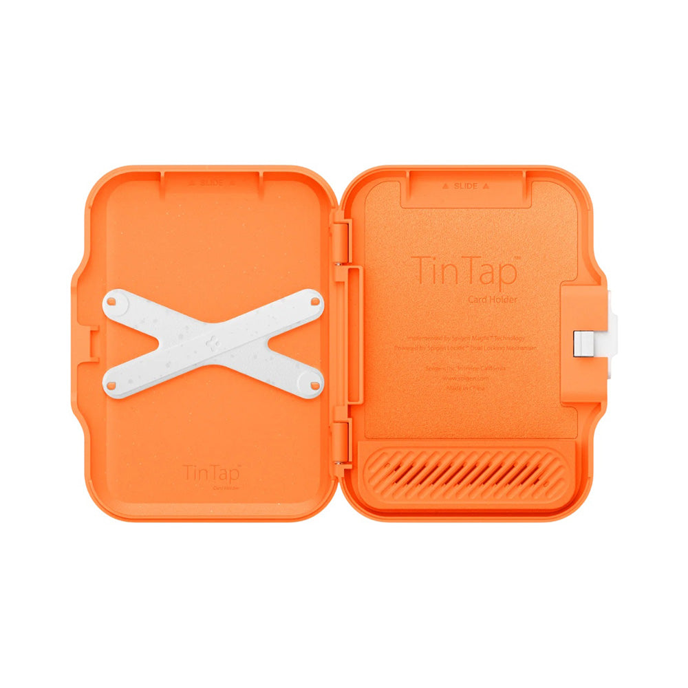 Portofel MagSafe, Spigen, TinTap MagFit+, Portocaliu AFA11380