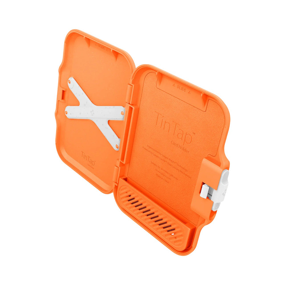 Portofel MagSafe, Spigen, TinTap MagFit+, Portocaliu AFA11380