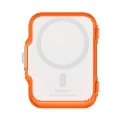 Portofel MagSafe, Spigen, TinTap MagFit+, Portocaliu Satinat AFA11381