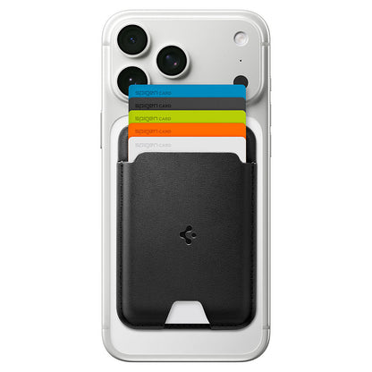 Portofel MagSafe, Spigen, Valentinus MagFit , Negru AFA11337