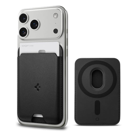 Portofel MagSafe, Spigen, Valentinus MagFit 2 Cards, Negru AMP02284