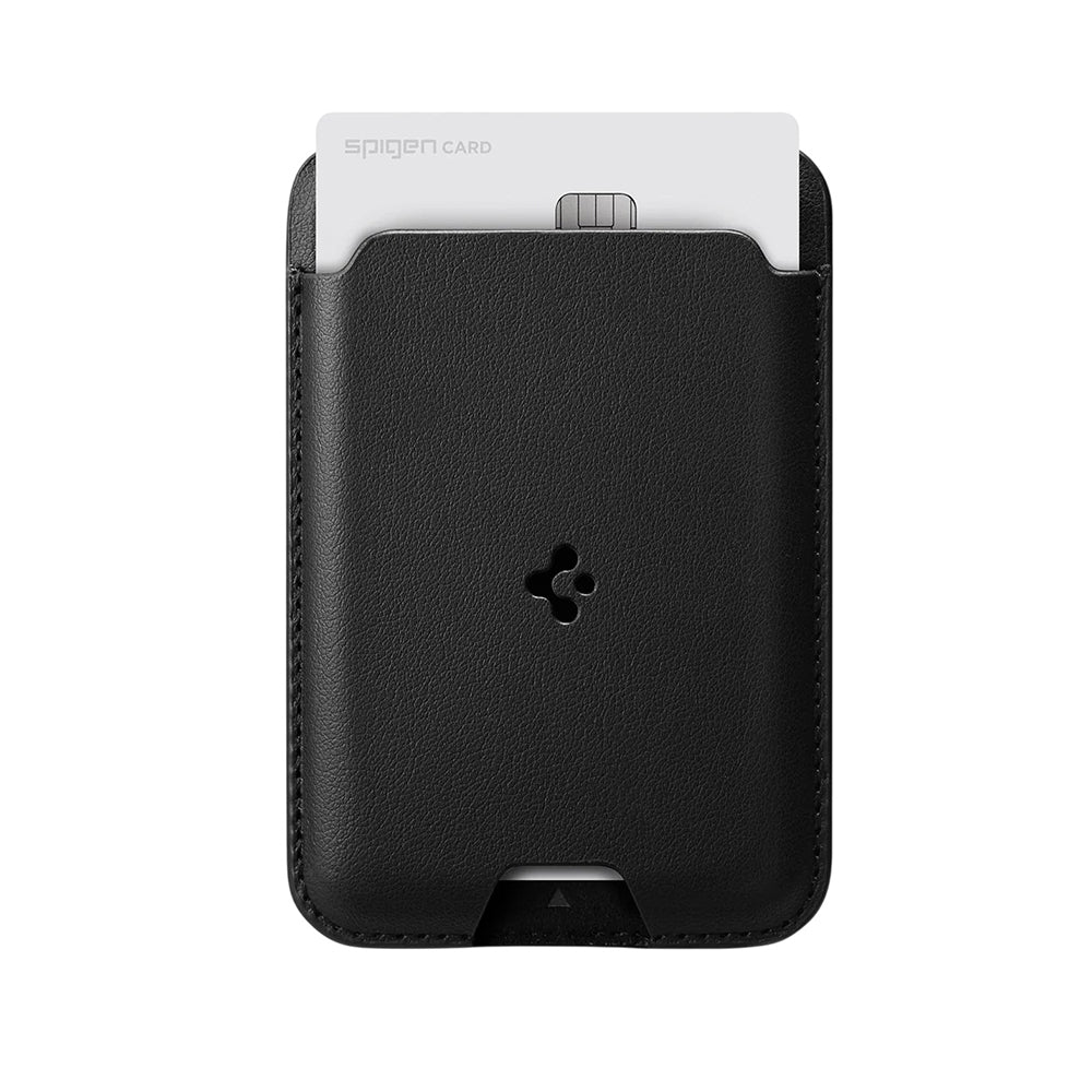 Portofel MagSafe, Spigen, Valentinus MagFit 2 Cards, Negru AMP02284