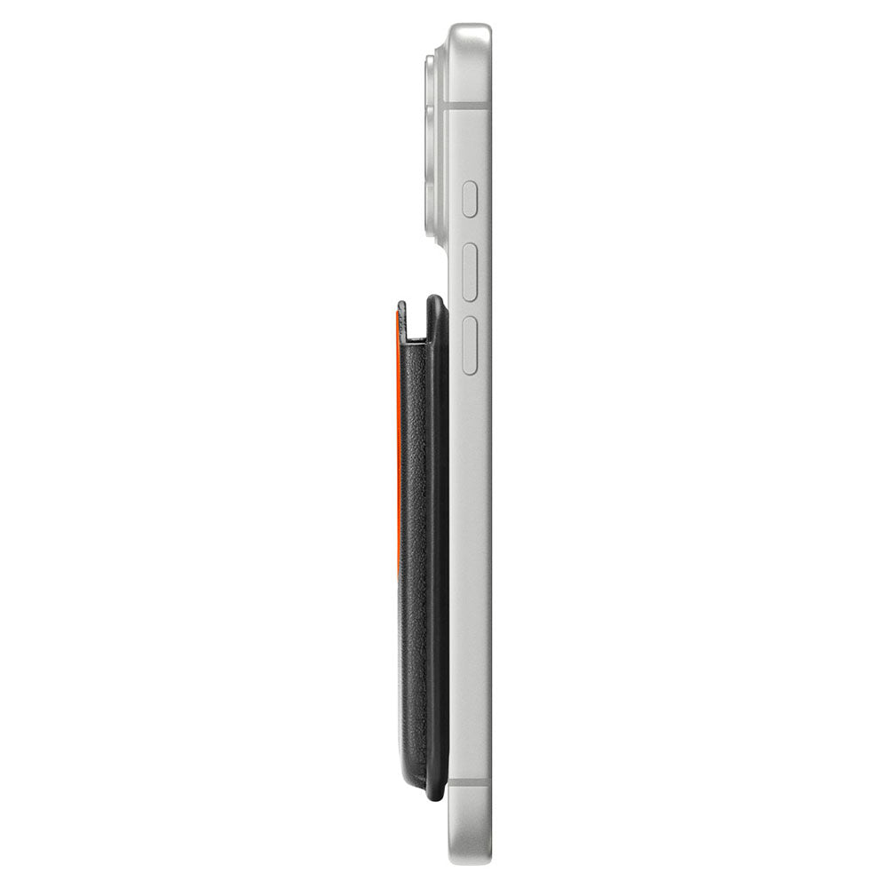Portofel MagSafe, Spigen, Valentinus MagFit+ , Negru AFA11336