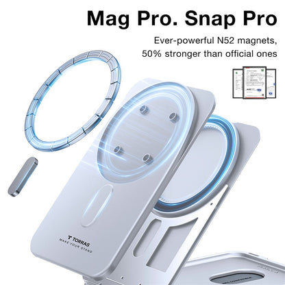 Portofel MagSafe, Torras, Minimalist Slim, Gri