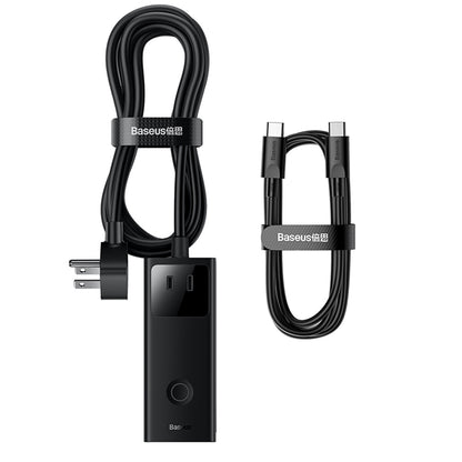 Prelungitor Baseus PowerCombo US, 3 x Priza, Negru PSLA020101