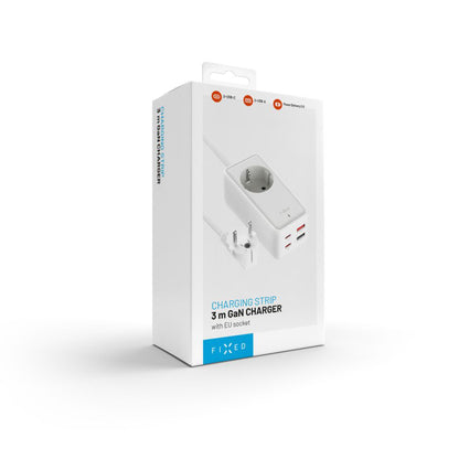 Prelungitor Fixed, 1 x Schuko, Alb