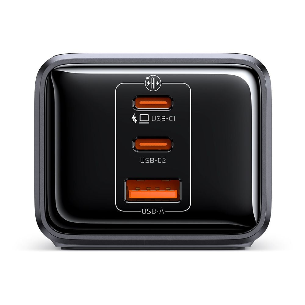 Prelungitor McDodo CH-0620, 3 x Schuko - 1 x USB-A - 2 x USB-C, Negru
