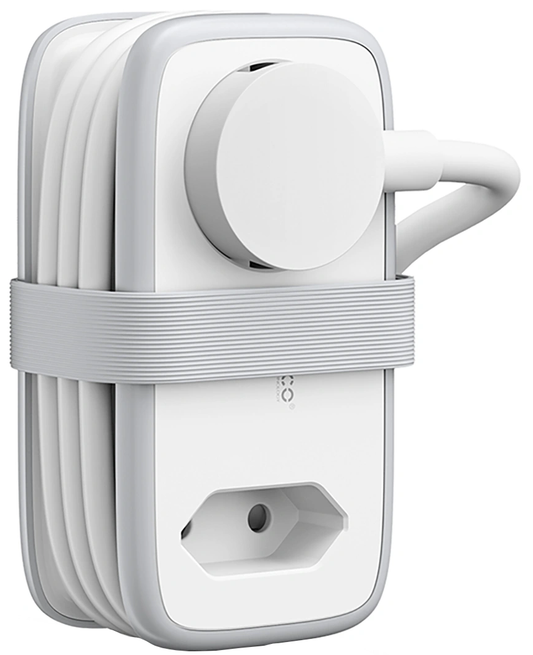 Prelungitor Orico APP, 2 x Schuko - 2 x USB-A - 1 x USB-C, Alb Gri