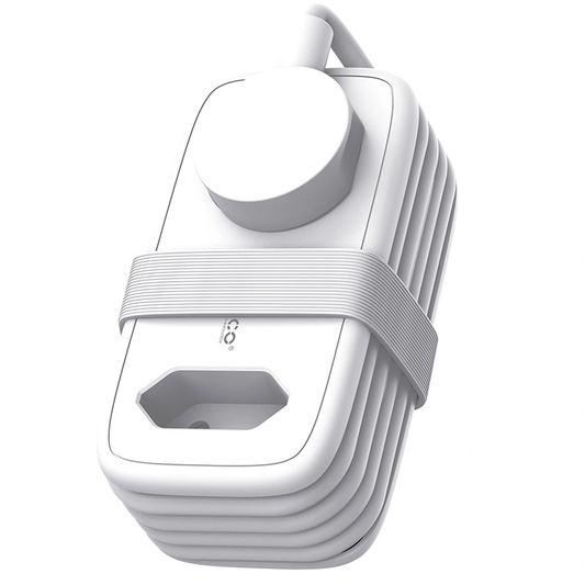 Prelungitor Orico APP, 2 x Schuko - 2 x USB-A - 1 x USB-C, Alb Gri