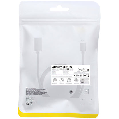 Prelungitor USB 3.0 Baseus AirJoy Series, 1m, Negru B00631103111-00