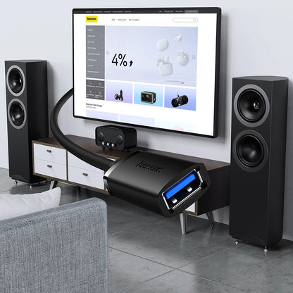 Prelungitor USB 3.0 Baseus AirJoy, 3m, Negru B00631103111-04