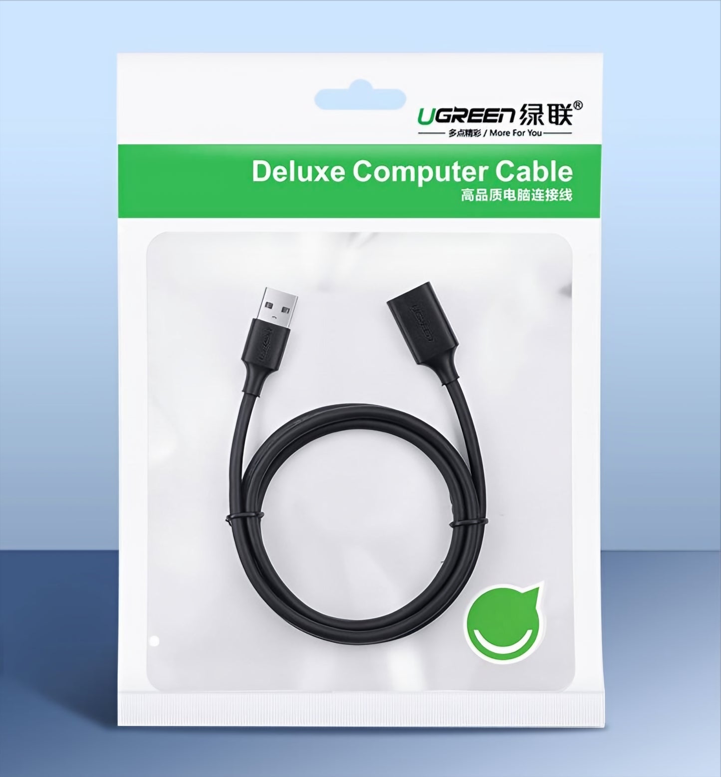 Prelungitor USB 3.0 UGREEN US129, 5m, Negru
