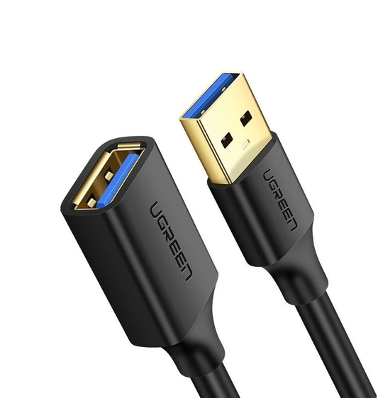 Prelungitor USB 3.0 UGREEN US129, 5m, Negru