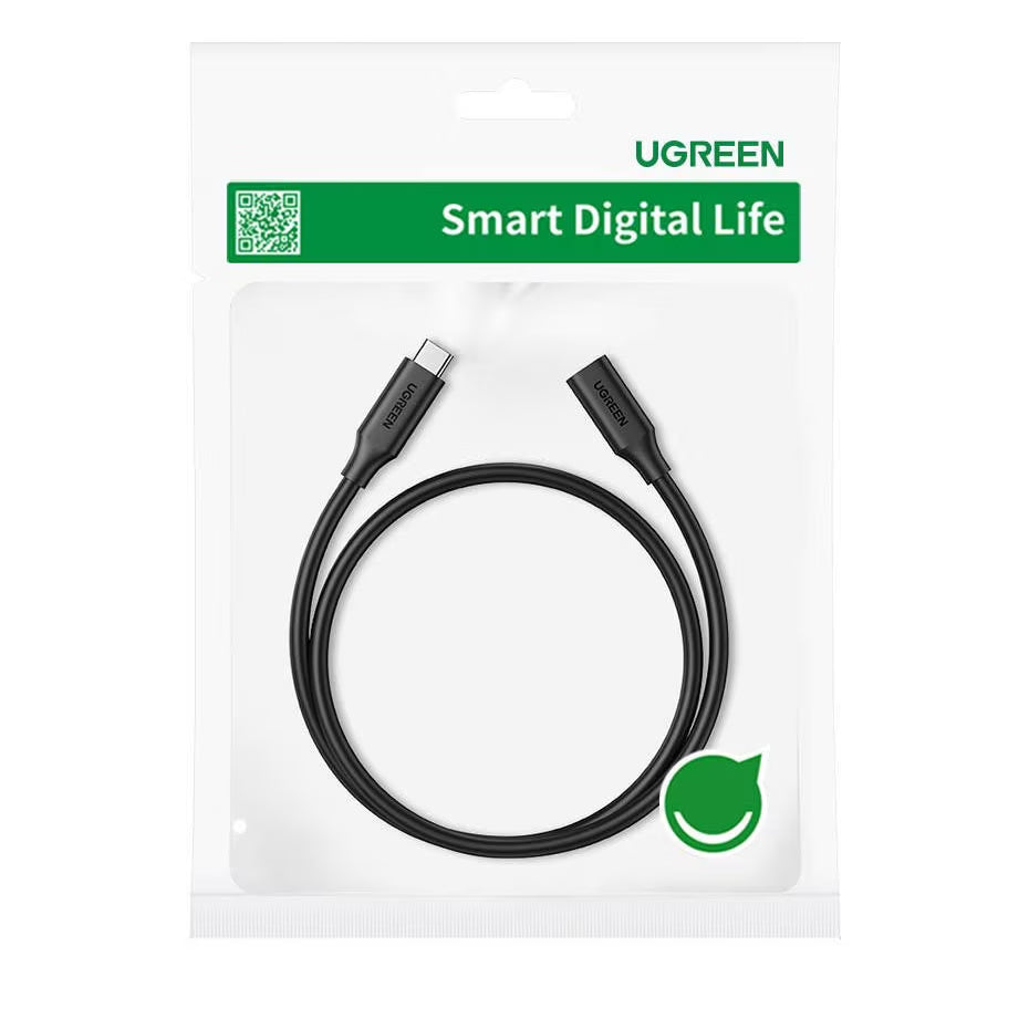 Prelungitor USB-C UGREEN US353, 1m, Negru