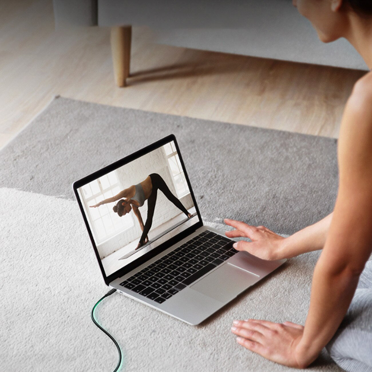 Prelungitor USB-C UGREEN US353, 1m, Negru