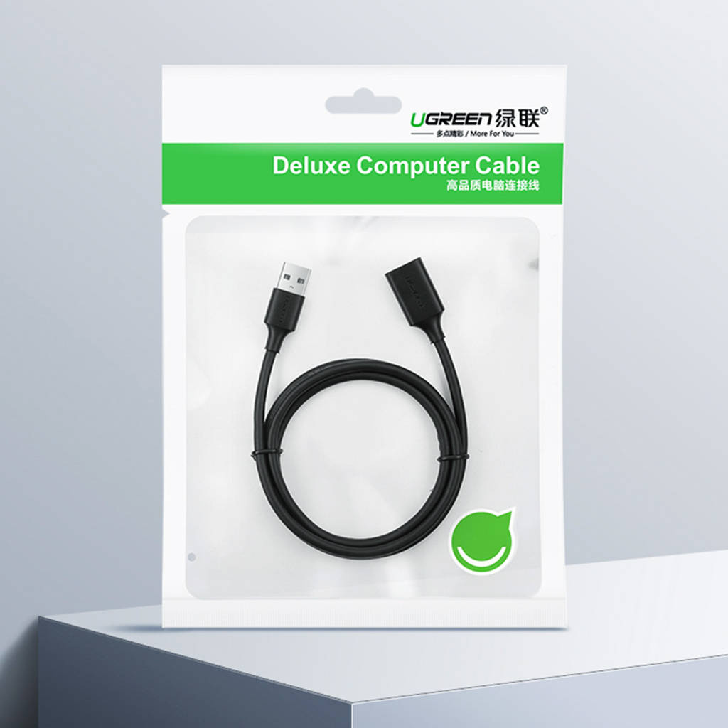 Prelungitor USB UGREEN US103, 3m, Negru