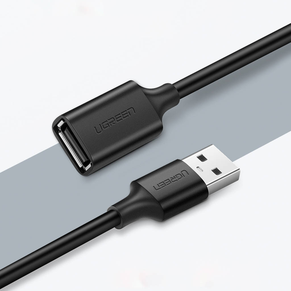 Prelungitor USB UGREEN US103, 5m, Negru