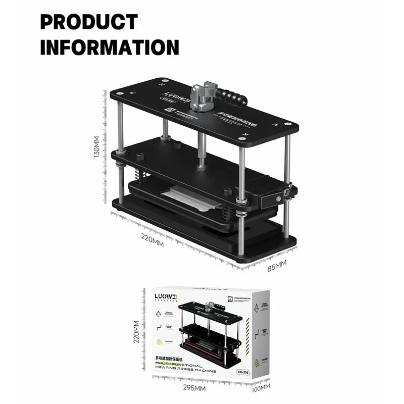 Presa cu Incalzire Luowei LW-330