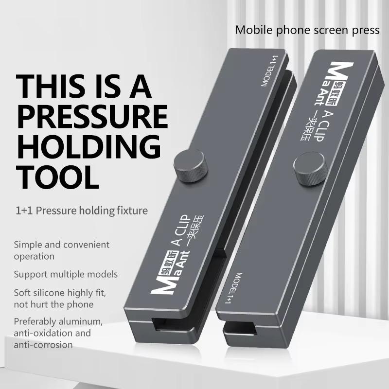 Presa MaAnt A Clip, Set 2 bucati, Gri