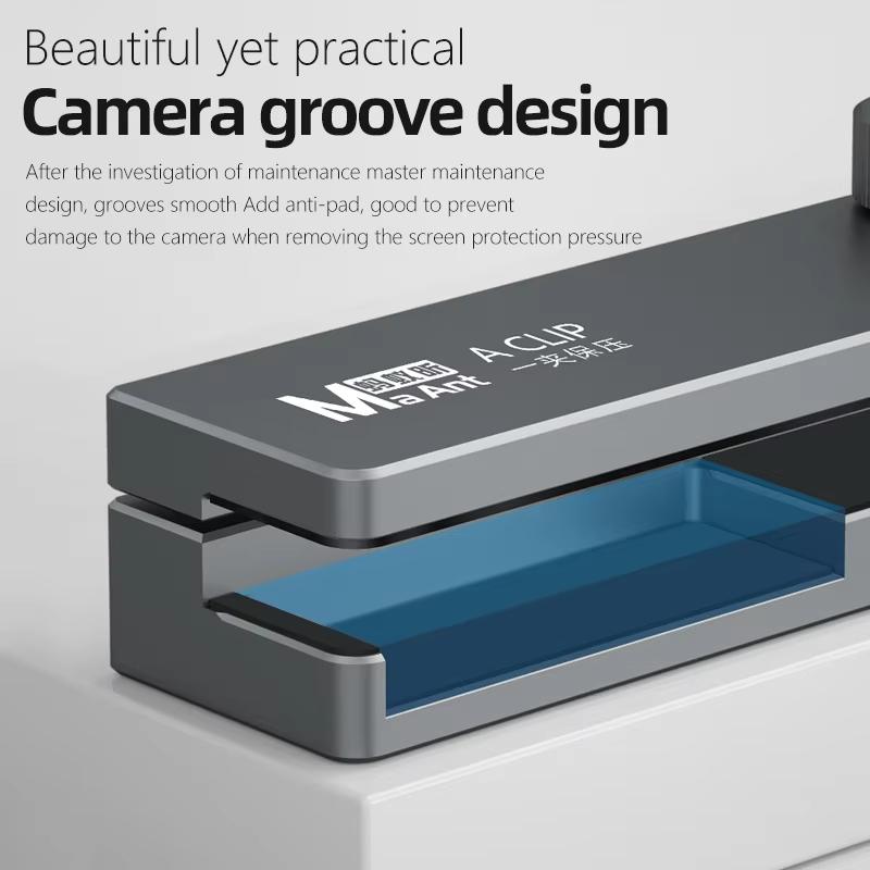 Presa MaAnt A Clip, Set 2 bucati, Gri