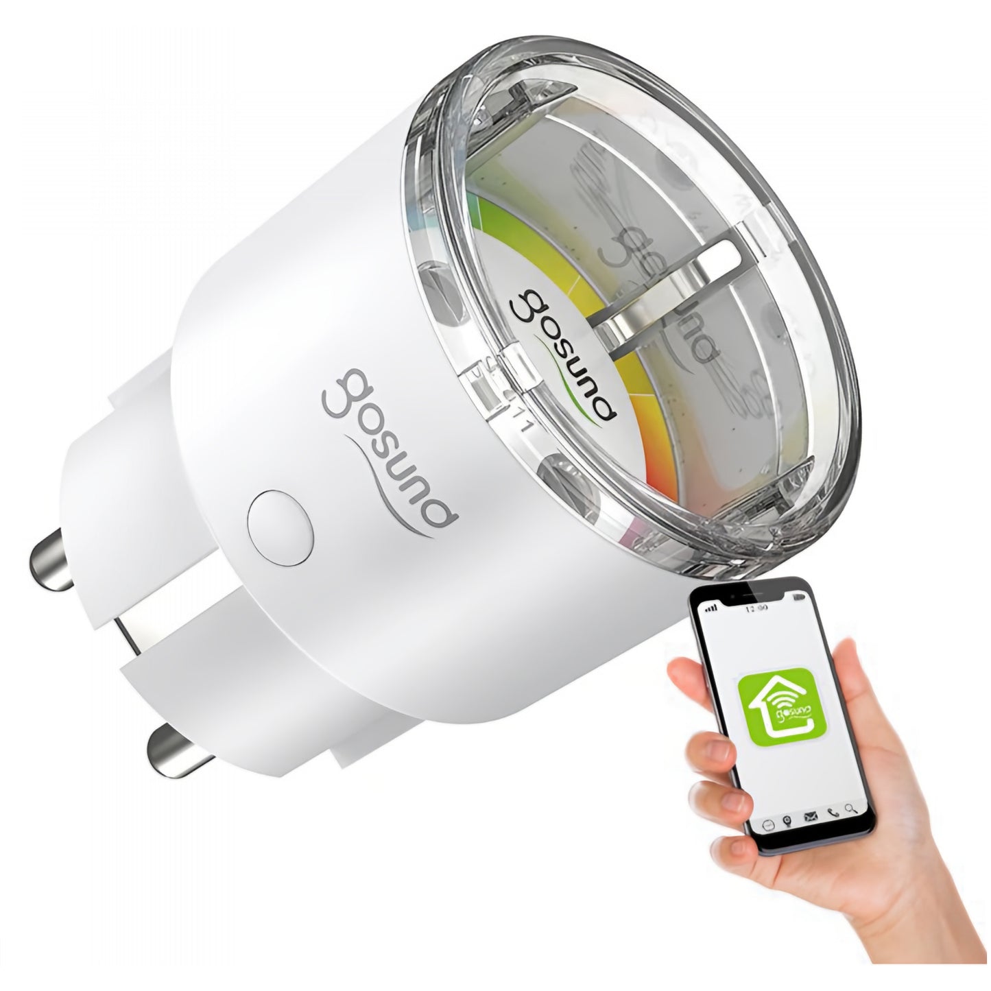 Priza Gosund Smart EP2, Wi-Fi, Set 4 bucati