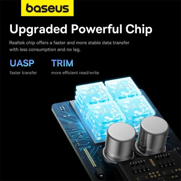 Rack Baseus FlyJoy Series pentru SSD SATA M.2 NVMe, Gri B00760600811-02