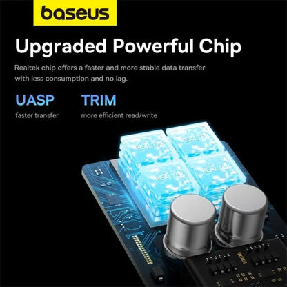 Rack Baseus FlyJoy Series pentru SSD SATA M.2 NVMe, Gri B00760600811-02