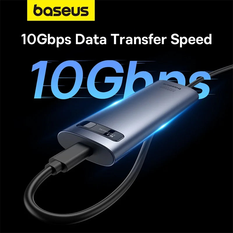 Rack Baseus FlyJoy Series pentru SSD SATA M.2 NVMe, Gri B00760600811-02