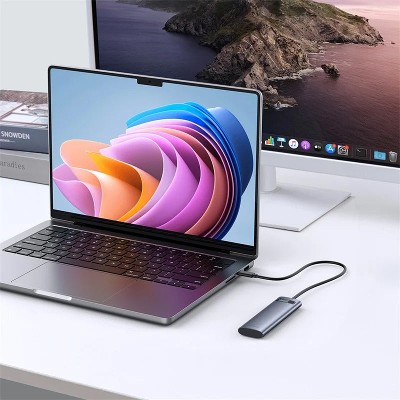 Rack Baseus FlyJoy Series pentru SSD SATA M.2 NVMe, Gri B00760600811-02