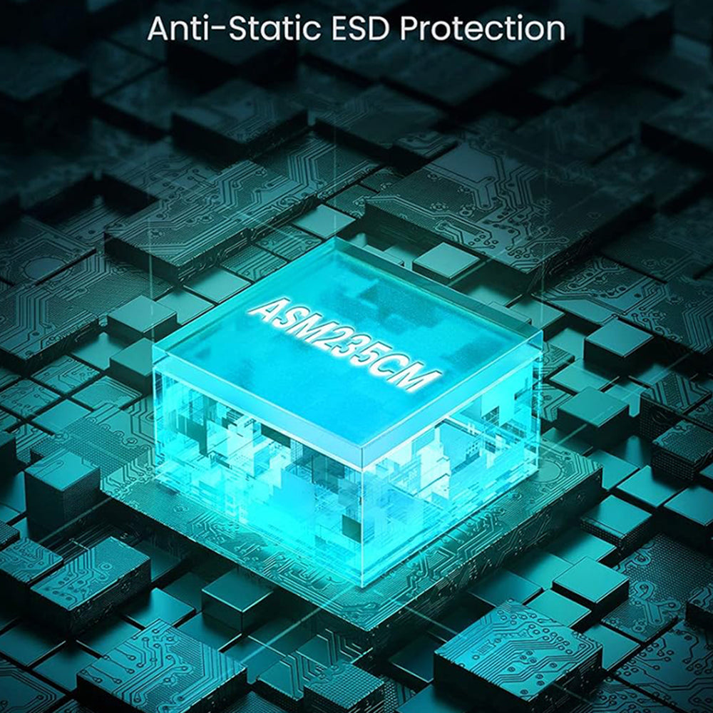 Rack UGREEN CM300 (70499) pentru HDD / SSD SATA 2.5inch, USB-C, Gri