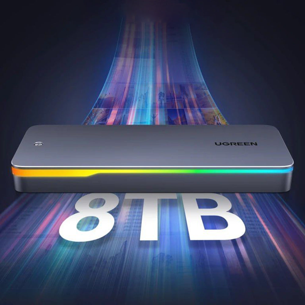 Rack UGREEN CM777 (25665) pentru SSD M.2 NVMe, Negru