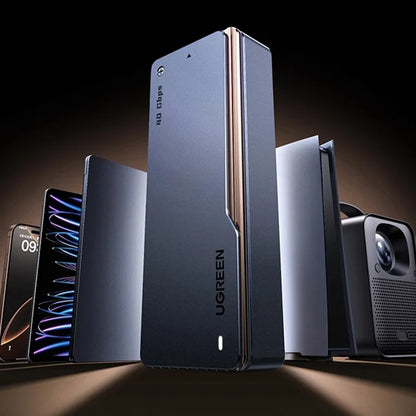 Rack UGREEN D703 (65727) pentru SSD M.2 NVMe, Negru