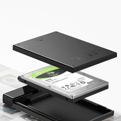 Rack UGREEN US221 (50743) pentru HDD / SSD SATA 2.5inch, USB-C, Negru