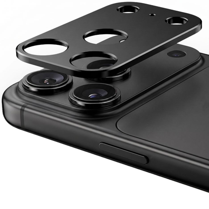 Rama protectie Camera Spate Tech-Protect Camalloy Fit+ pentru Apple iPhone 18 Pro Max, Aluminiu, Neagra