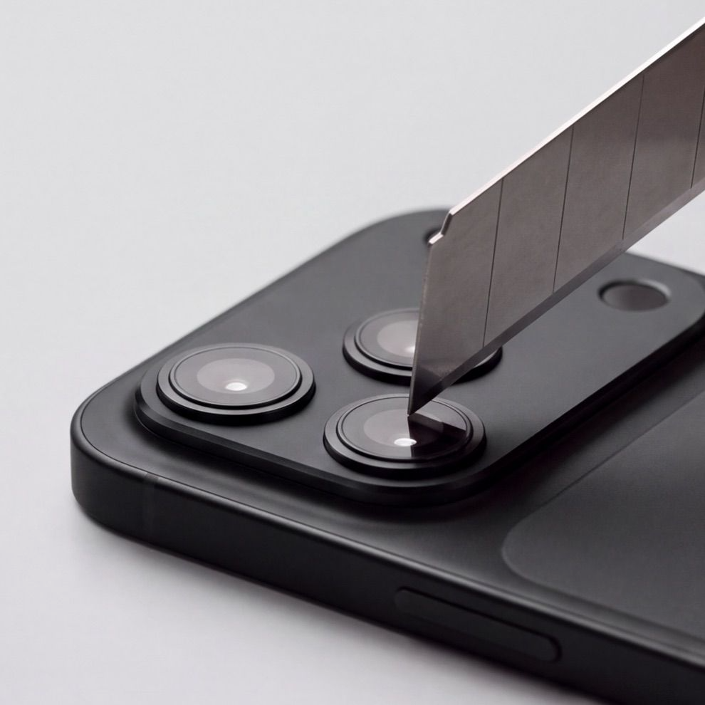 Rama protectie Camera Spate Tech-Protect Camalloy Fit+ pentru Apple iPhone 18 Pro Max, Aluminiu, Neagra
