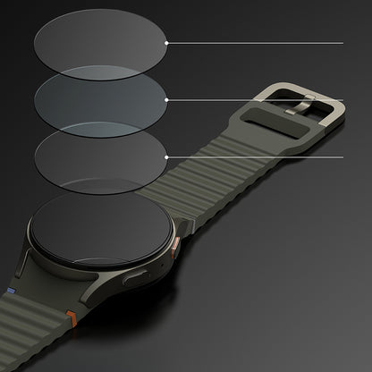 Rama Protectie Ringke Styling pentru Samsung Galaxy Watch7 44mm, Model 5, Argintie