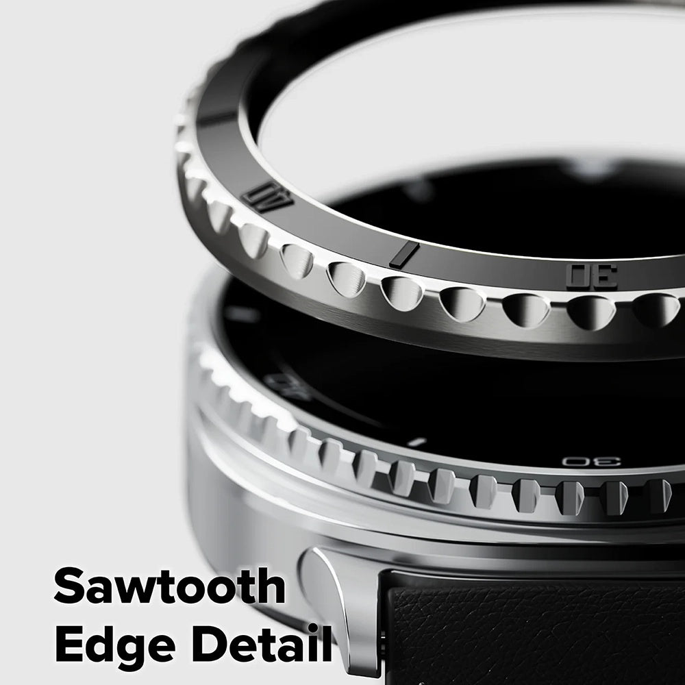 Rama Protectie Ringke Premium Styling pentru Samsung Galaxy Watch8 Classic, Neagra