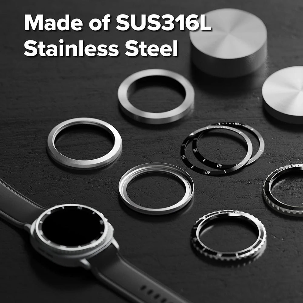 Rama Protectie Ringke Premium Styling pentru Samsung Galaxy Watch8 Classic, Neagra