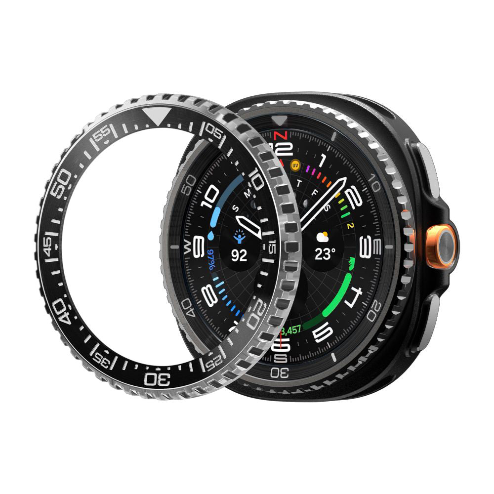 Rama Protectie Spigen Tune Diver pentru Samsung Galaxy Watch Ultra2, Neagra ACS11617