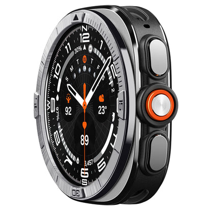 Rama Protectie Spigen Tune Pilot pentru Samsung Galaxy Watch Ultra2, Argintie ACS11616