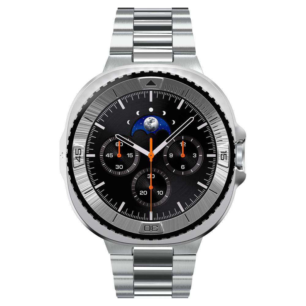 Rama Protectie Spigen Tune Pro Pilot pentru Samsung Galaxy Watch8 Classic, Argintie