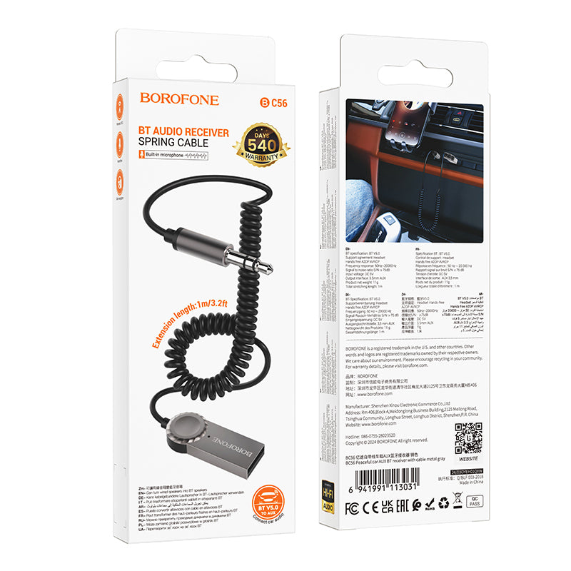 Receptor Bluetooth Borofone BC56