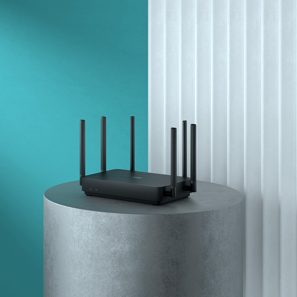 Router Wireless Xiaomi AX3200, Dual Band, Wi-Fi 6, Negru DVB4314GL