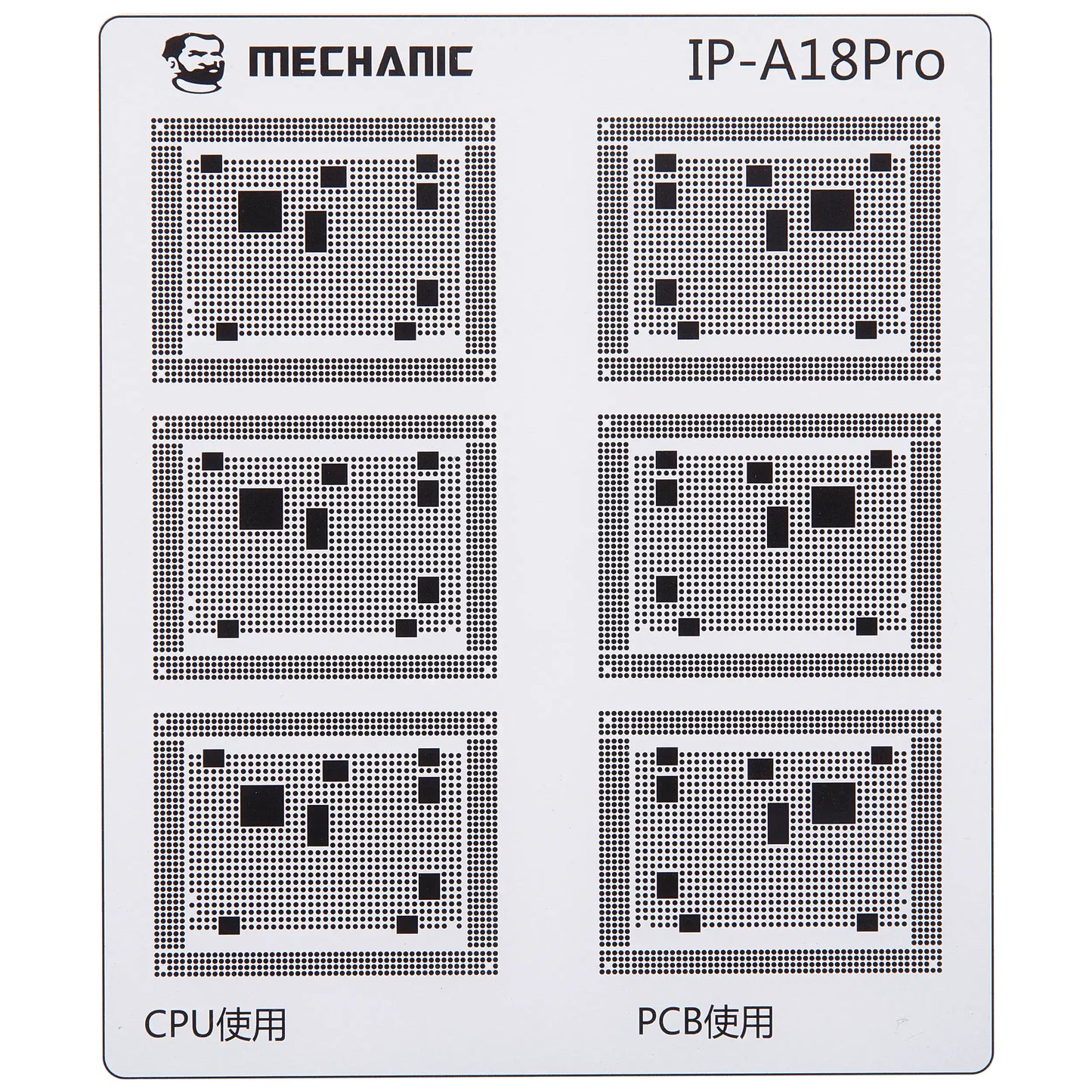 Sablon Izolare Trasee CI Mechanic pentru Apple iPhone 6 - 16 Series